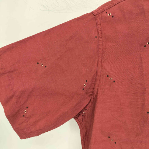 デラックス DELUXE S/S レイルドット レーヨンシャツ メンズ JPN:M