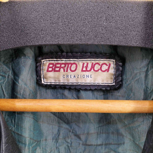 BERTO LUCCI ダブルライダースジャケット メンズ