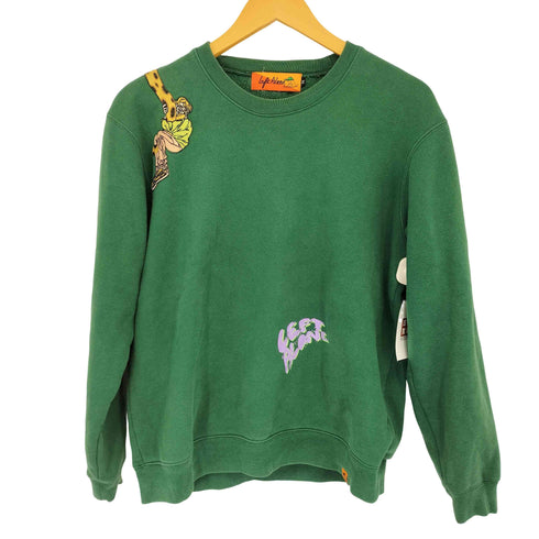 レフトアローン LEFT ALONE プリントクルーネックスウェット メンズ JPN:M