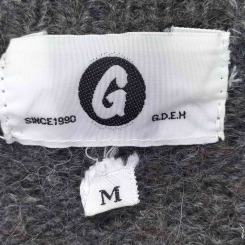 グッドイナフ GOODENOUGH アルパカ100 バイカラー クルーネック ニット セーター メンズ JPN:M