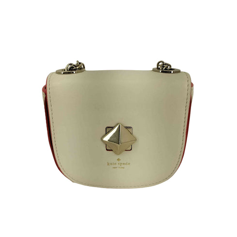 ケイトスペード Kate spade レザーターンロック チェーンストラップ ミニクロスボディバッグ レディース