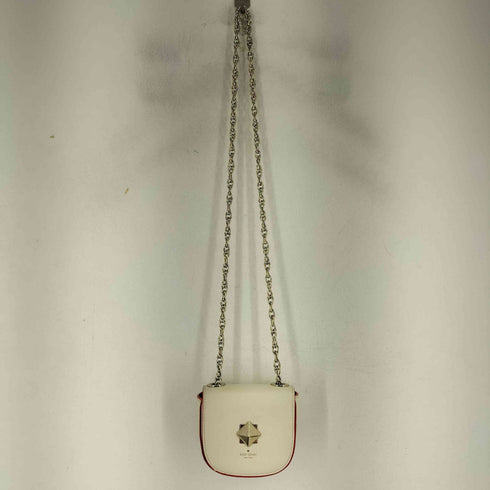 ケイトスペード Kate spade レザーターンロック チェーンストラップ ミニクロスボディバッグ レディース