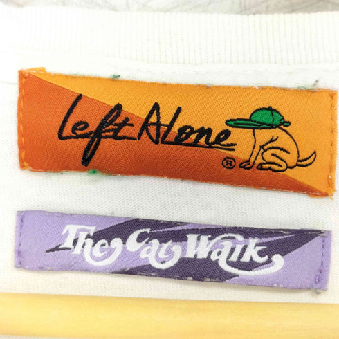 レフトアローン LEFT ALONE THE CAT WALK バックプリントTシャツ メンズ