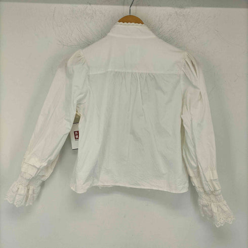 treat urself stand frill collar classical blouse レディース FREE