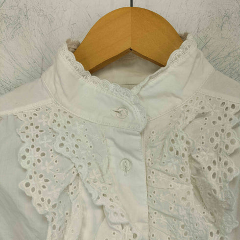 treat urself stand frill collar classical blouse レディース FREE