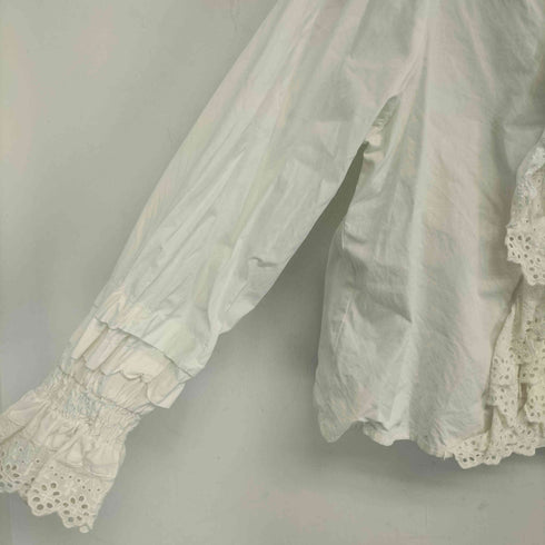 treat urself stand frill collar classical blouse レディース FREE