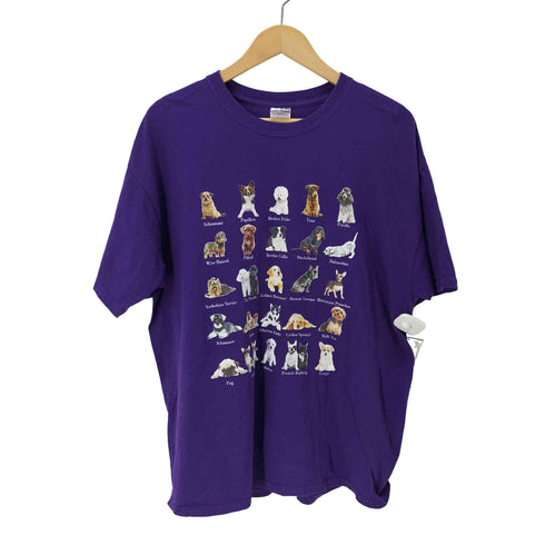 ギルダン GILDAN 犬 集合 クルーネックTシャツ メンズ import:XL