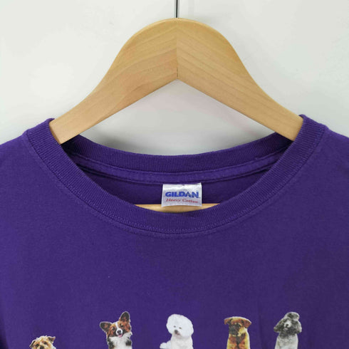 ギルダン GILDAN 犬 集合 クルーネックTシャツ メンズ import:XL