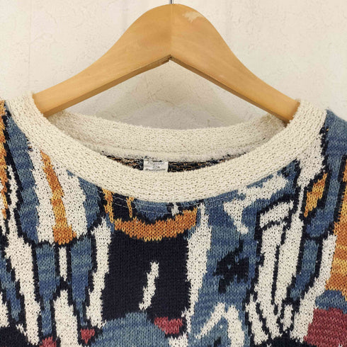 ドイツ製 ピープル柄 ニット メンズ import:XL