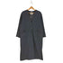 ニコアンド niko and... Woolly Tec チェック柄 マキシノーカラーコート レディース JPN:M