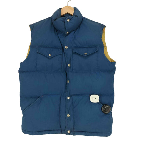 ザノースフェイス THE NORTH FACE 80s USA製 茶タグ ダウンベスト メンズ L
