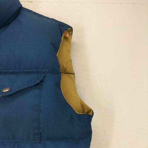 ザノースフェイス THE NORTH FACE 80s USA製 茶タグ ダウンベスト メンズ L