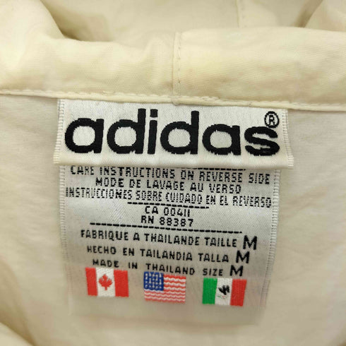 アディダス adidas 00S ハーフジップ フーディ ナイロン ジャケット メンズ import:M