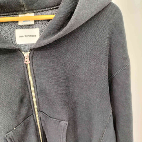 チャンピオン Champion REVERSE WEAVE リバースウィーブ 袖ロゴ 刺繍 ジップアップ パーカー メンズ import:M