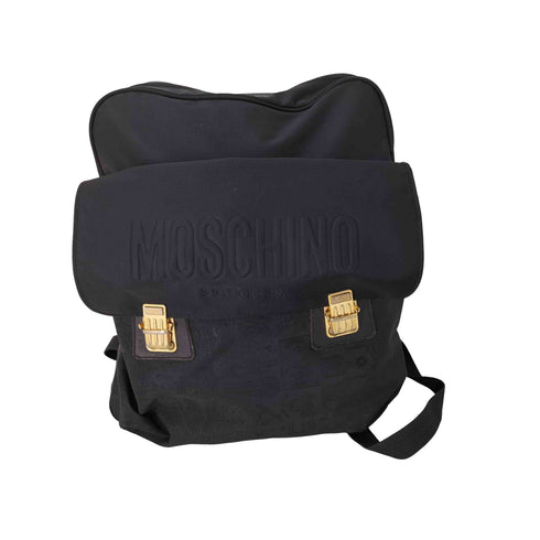 モスキーノ MOSCHINO ジャガード エンボス バックパック レディース