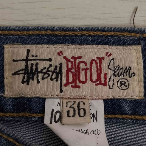 ステューシー Stussy 90S USA製 白タグ BIG OL JEANS バギーデニム メンズ 36