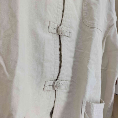 テンプテーション Temptation バンドカラー リネン混 チャイナシャツ メンズ JPN:M