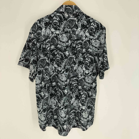 MINT Speed Shop 総柄 S/S エンジニアシャツ メンズ import:L