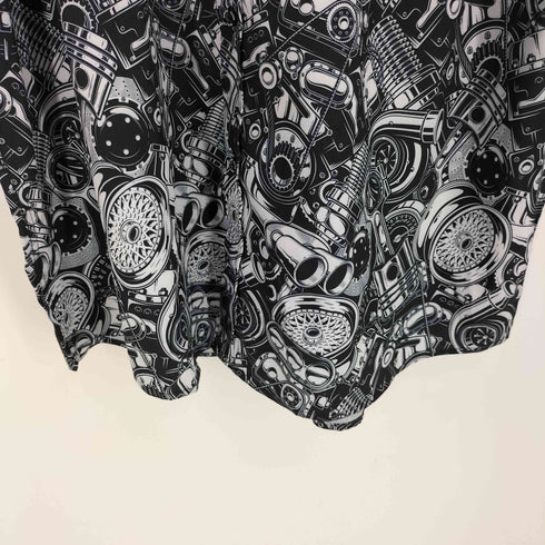 MINT Speed Shop 総柄 S/S エンジニアシャツ メンズ import:L