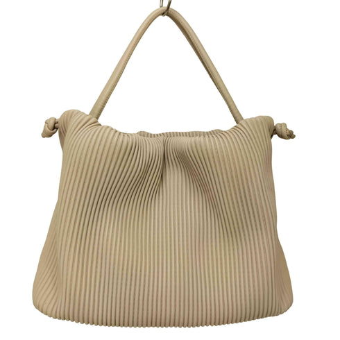 イアパピヨネ ear PAPILLONNER エンボス巾着2WAYバッグ レディース