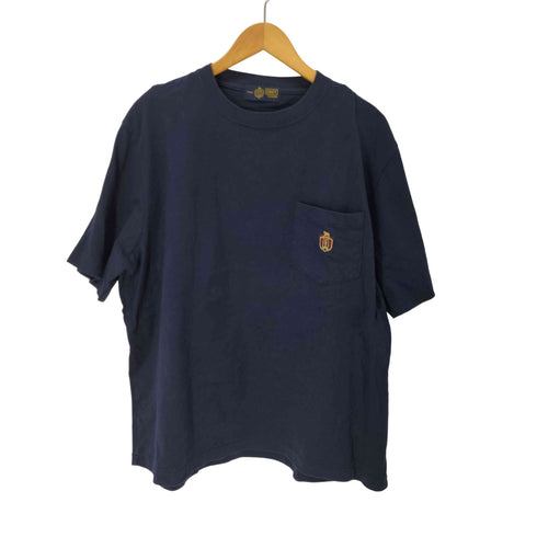 ジェイプレス J.PRESS CRST by DIGAWEL エンブレム刺繍 クルーネックTシャツ メンズ JPN:2
