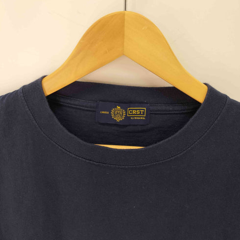 ジェイプレス J.PRESS CRST by DIGAWEL エンブレム刺繍 クルーネックTシャツ メンズ JPN:2