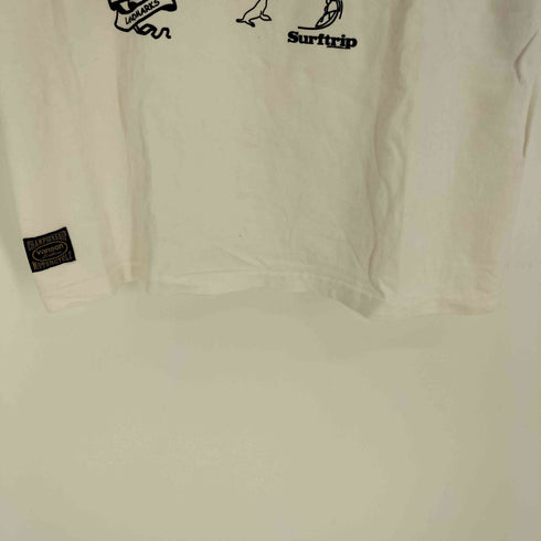 バンソン VANSON フロントプリント クルーネック S/S Tシャツ メンズ import:M