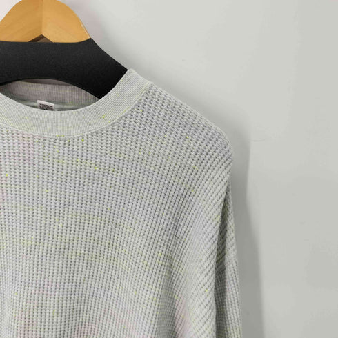 モクティー mocT HEAVY NEON WAFFLE CREW NECK L/S TEE メンズ JPN:M