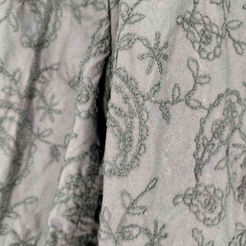 キャサリンハムネットロンドン KATHARINE HAMNETT LONDON 総刺繍 ステンカラーコート メンズ import:L