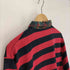 ポロバイラルフローレン Polo by RALPH LAUREN 90S ポニー刺繍 襟チェック ボーダー ポロシャツ メンズ import:L