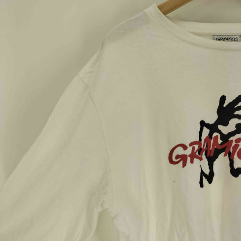 グラミチ GRAMICCI LOGO L/S TEE ロゴプリントロングTシャツ メンズ import:L