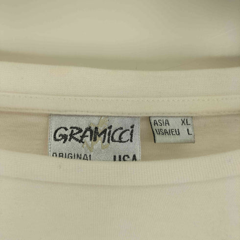 グラミチ GRAMICCI LOGO L/S TEE ロゴプリントロングTシャツ メンズ import:L