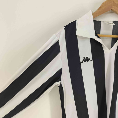 カッパ Kappa 90S ロゴワッペン BIG ストライプ サッカー ゲームシャツ メンズ import:L