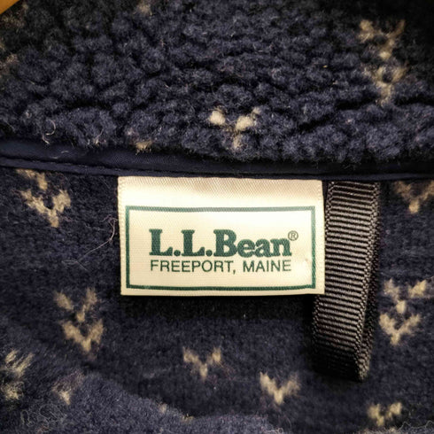 エルエルビーン L.L.Bean 80S バーズアイ フリース ジャケット メンズ