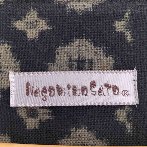 Nagominosato 三河木綿 花柄 七分袖 チュニック ワンピース レディース