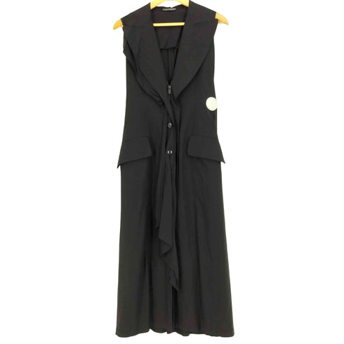 ヨウジヤマモト Yohji Yamamoto 25SS COLLECTIONS Ry LAWN FRONT DRAPED SLEEVELESS DRESS レディース JPN:1