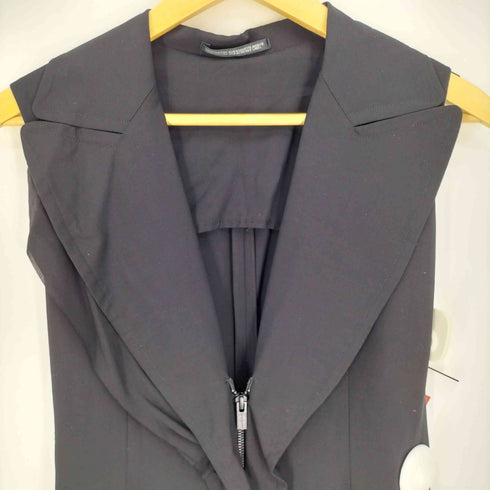 ヨウジヤマモト Yohji Yamamoto 25SS COLLECTIONS Ry LAWN FRONT DRAPED SLEEVELESS DRESS レディース JPN:1
