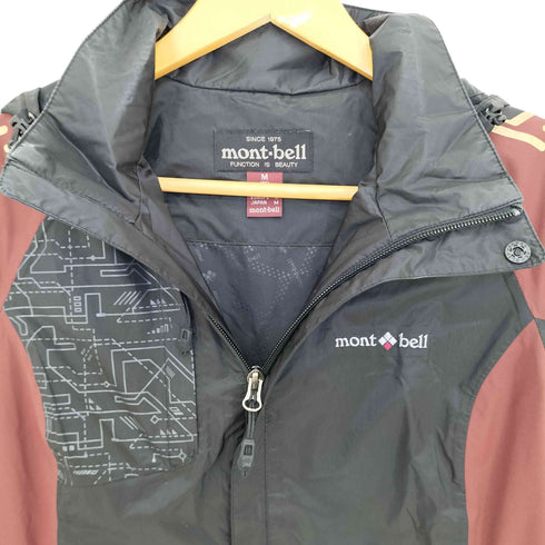 モンベル mont bell 韓国製 止水ジップ ナイロン マウンテンジャケット レディース JPN:M