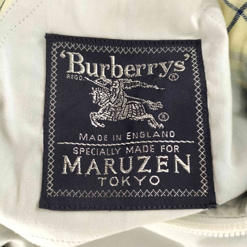 バーバリーズ BURBERRYS MARUZEN コットン スナップ ステンカラーコート レディース