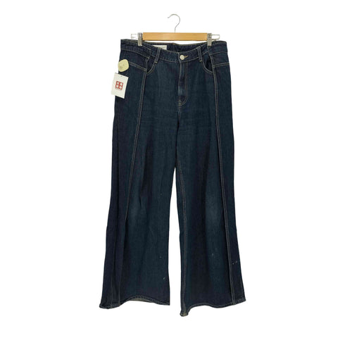 ザラ ZARA カーブデザイン バギーデニムパンツ レディース 38