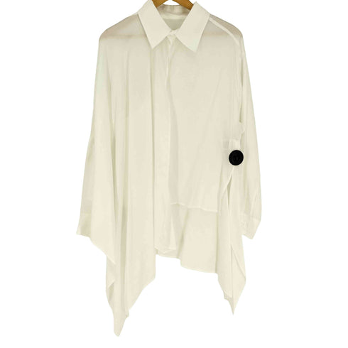 ヨウジヤマモト Yohji Yamamoto 25SS CELLULOSE LONG ASYMMETRY BLOUSE レディース JPN:1