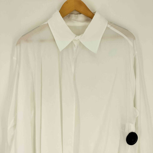 ヨウジヤマモト Yohji Yamamoto 25SS CELLULOSE LONG ASYMMETRY BLOUSE レディース JPN:1