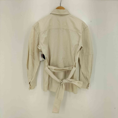 ポロラルフローレン POLO RALPH LAUREN Belted Cotton Twill Utility Shirt ベルデット コットンツイル ユーティリティー シャツ レディース ONE SIZE
