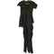 ヨウジヤマモト Yohji Yamamoto Collection LOOK 1 Rummy twill Leather belt dress レディース JPN:1