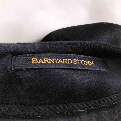 バンヤードストーム BARNYARDSTORM ベロアZIPプルオーバー レディース FREE