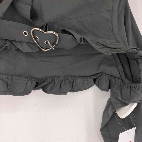 ニーアクロージング NIER CLOTHING クロップドブラウス レディース
