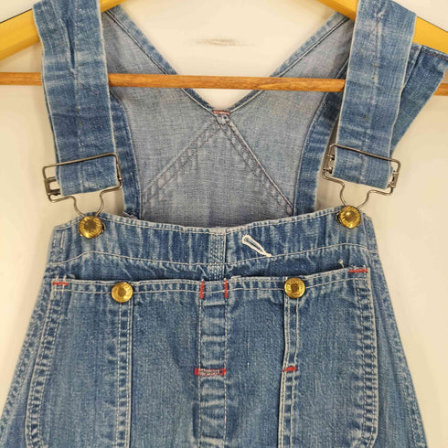 60S~70S デニムオーバーオール メンズ