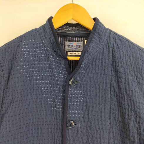 ブルーブルー BLUE BLUE ARIGATO PURE INDIGO 藍染 刺し子 ジャケット メンズ JPN:3