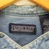 ランズエンド LANDS END 90-00S バンドカラー L/S デニム シャツ メンズ import:M