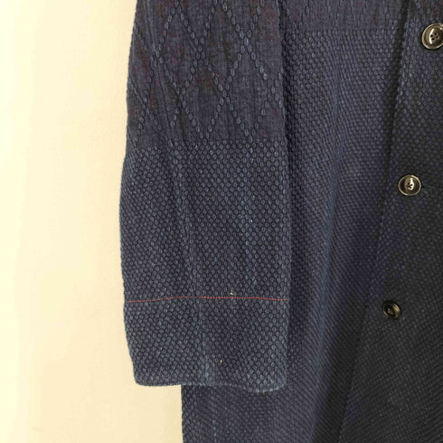 ブルーブルー BLUE BLUE ARIGATO PURE INDIGO 藍染 刺し子 コート メンズ JPN:3